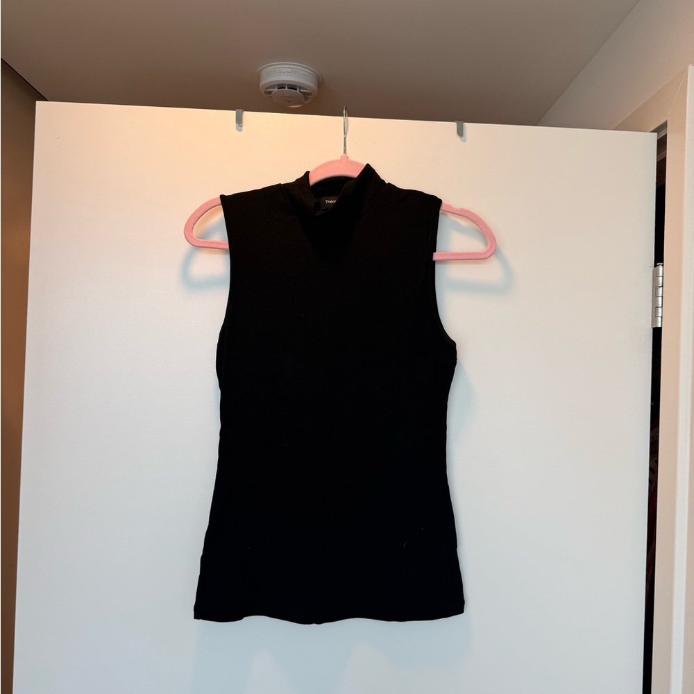 Theory Wendel Mock Neck Top